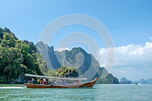 Cruising Phang Nga Bay in Thailand